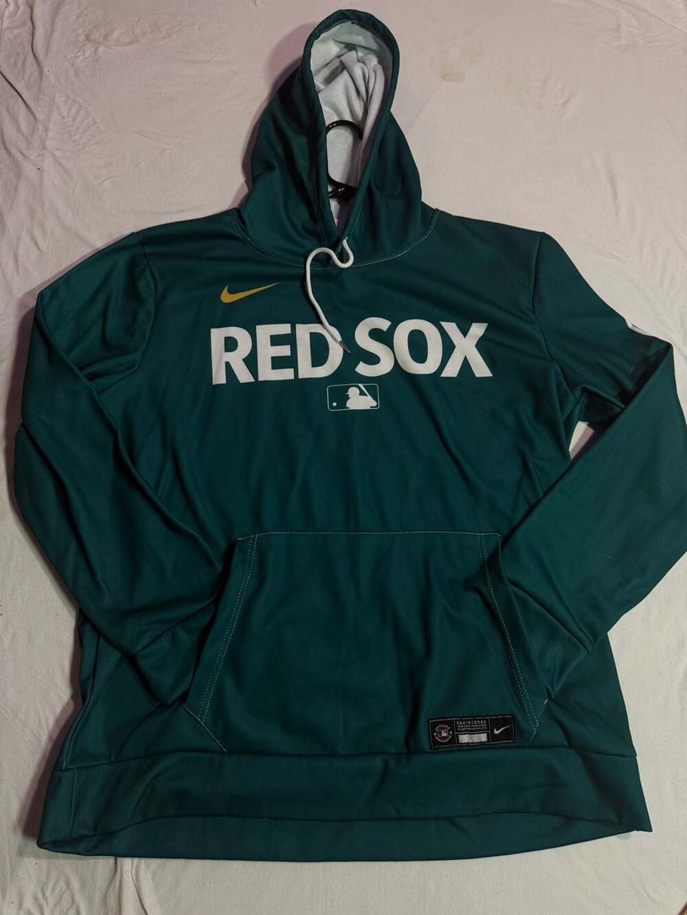 Nike Boston Red Sox MLB Green Performance Pullover Hoodie Size XL